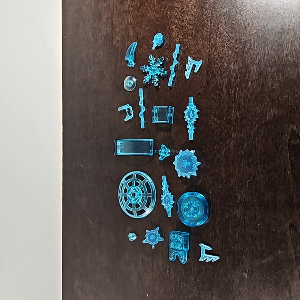 LEGO BLUE TRANSPARENT PIECES